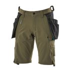 17149-311-33 Mascot rövidnadrág lecsatolható lengőzsebekkel - mohazöld
